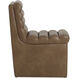 Norm Copley Cognac Wheeled Dining Chair